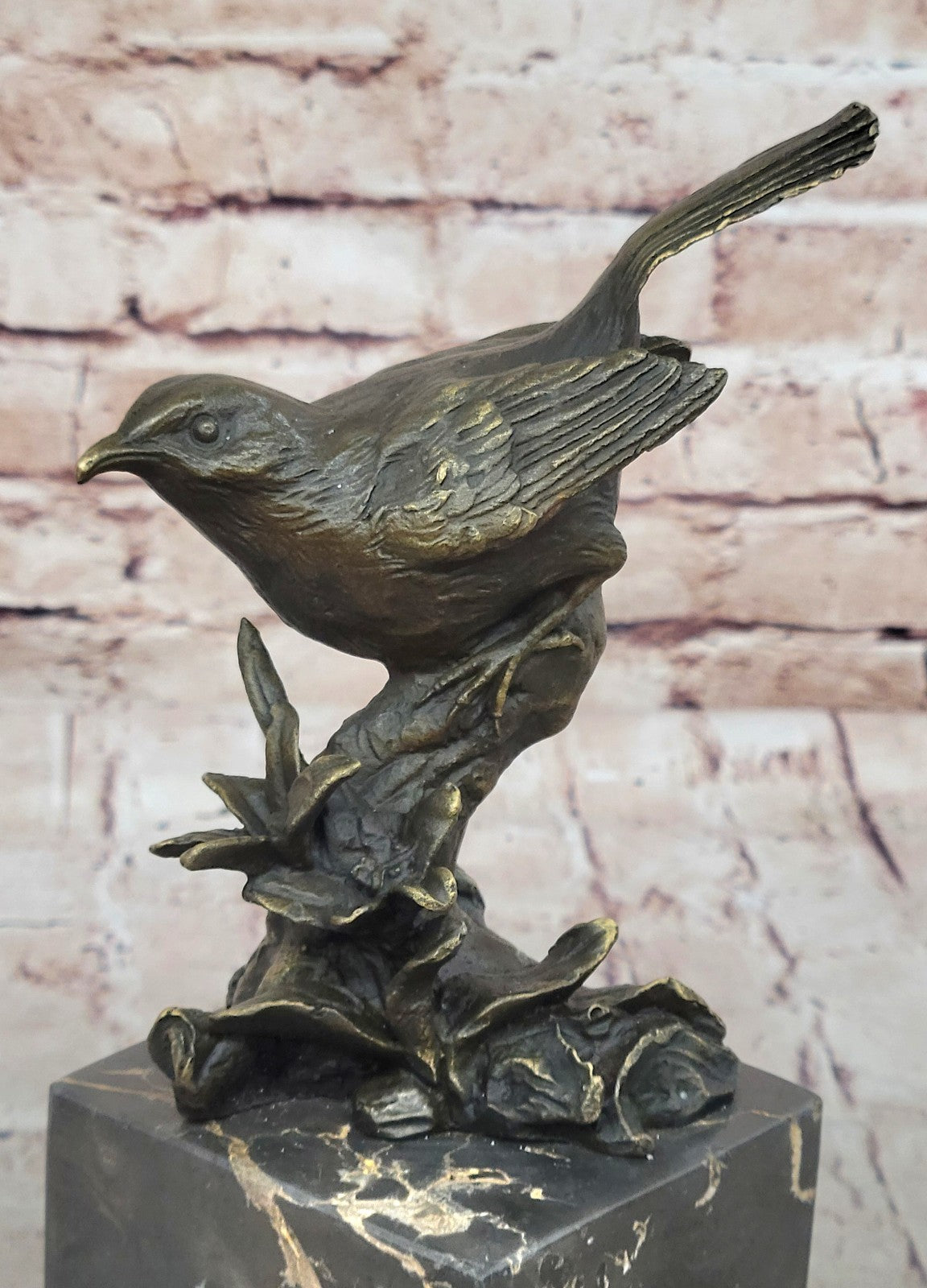 Bronze Sculpture Hand Made Pigeon Bird Bronze Masterpiece Classic Artwork