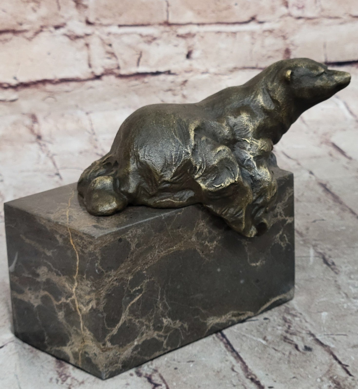 Lost Wax Method Polar Bear Bronze Sculpture Art Deco Statue Figurine Figure Sale