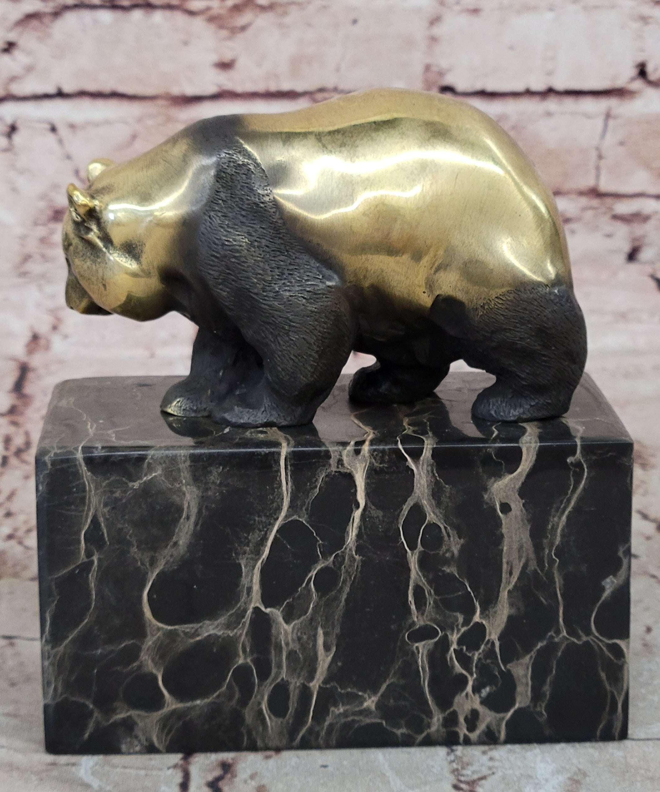 100% Solid Bronze Sculpture - The Panda Hand Made by Miguel Lopez Known as Milo