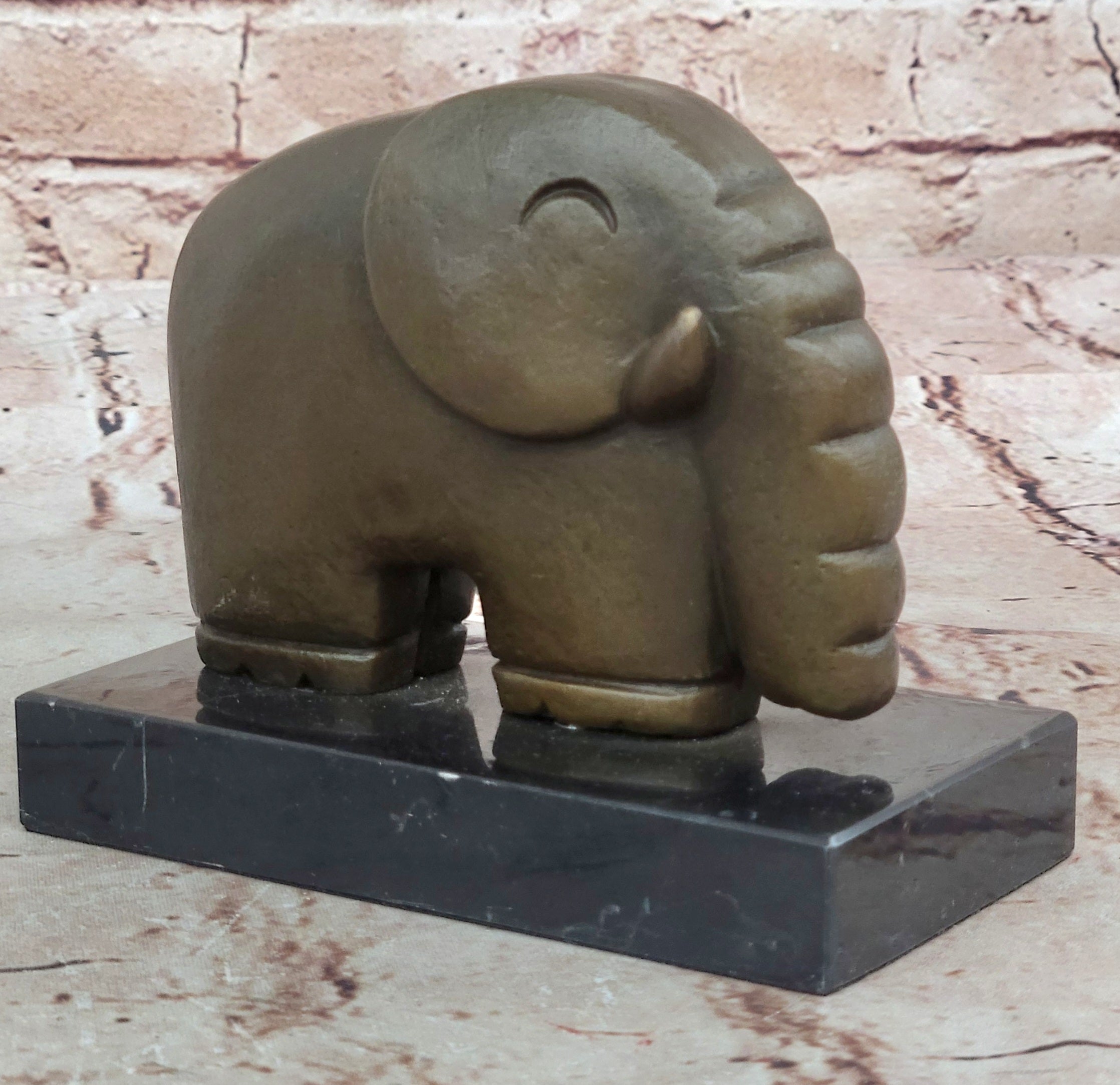 Hot Cast Salvador Dali Abstract Modern Art Elephant Bronze Sculpture Figurine NR