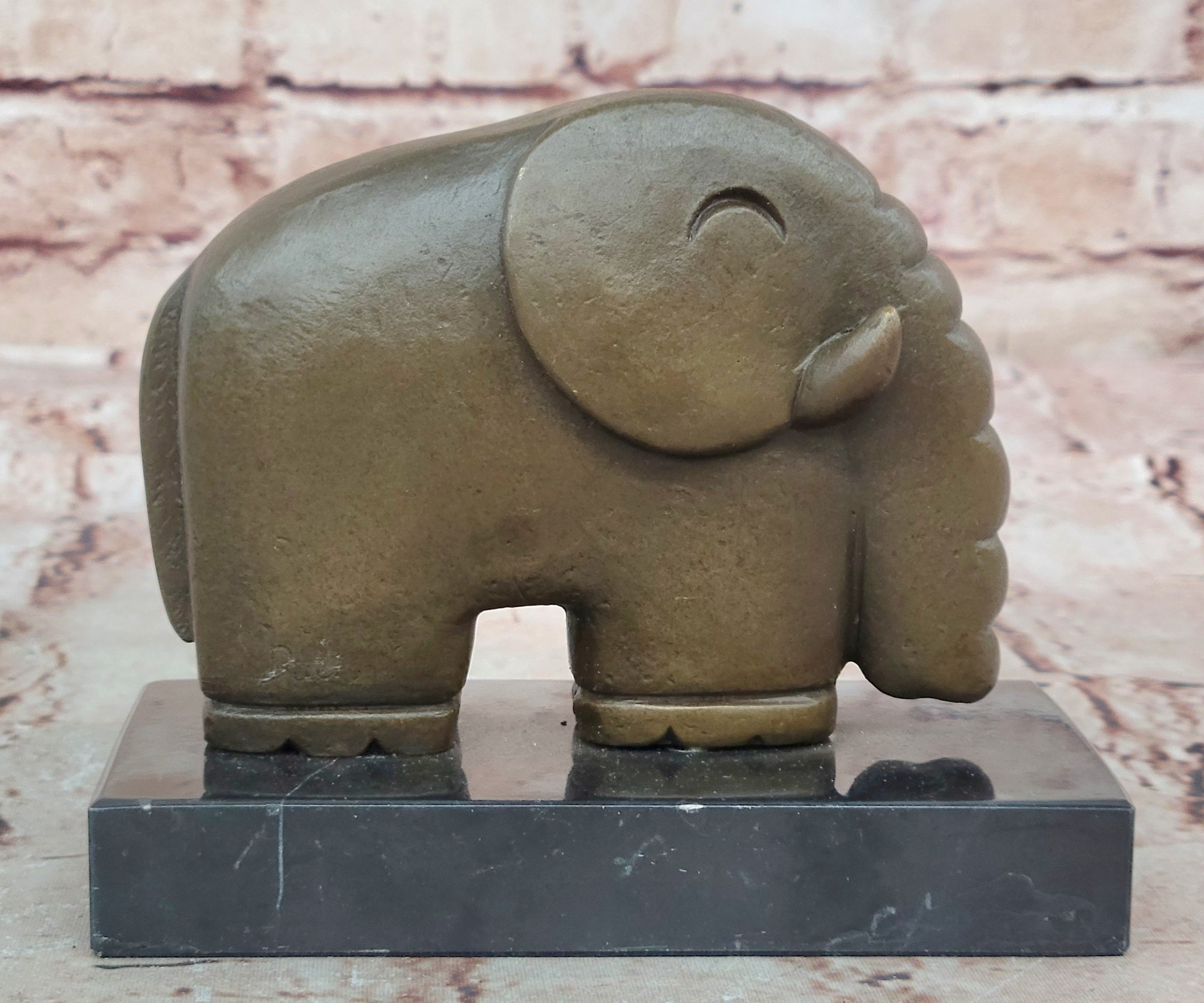 Hot Cast Salvador Dali Abstract Modern Art Elephant Bronze Sculpture Figurine NR