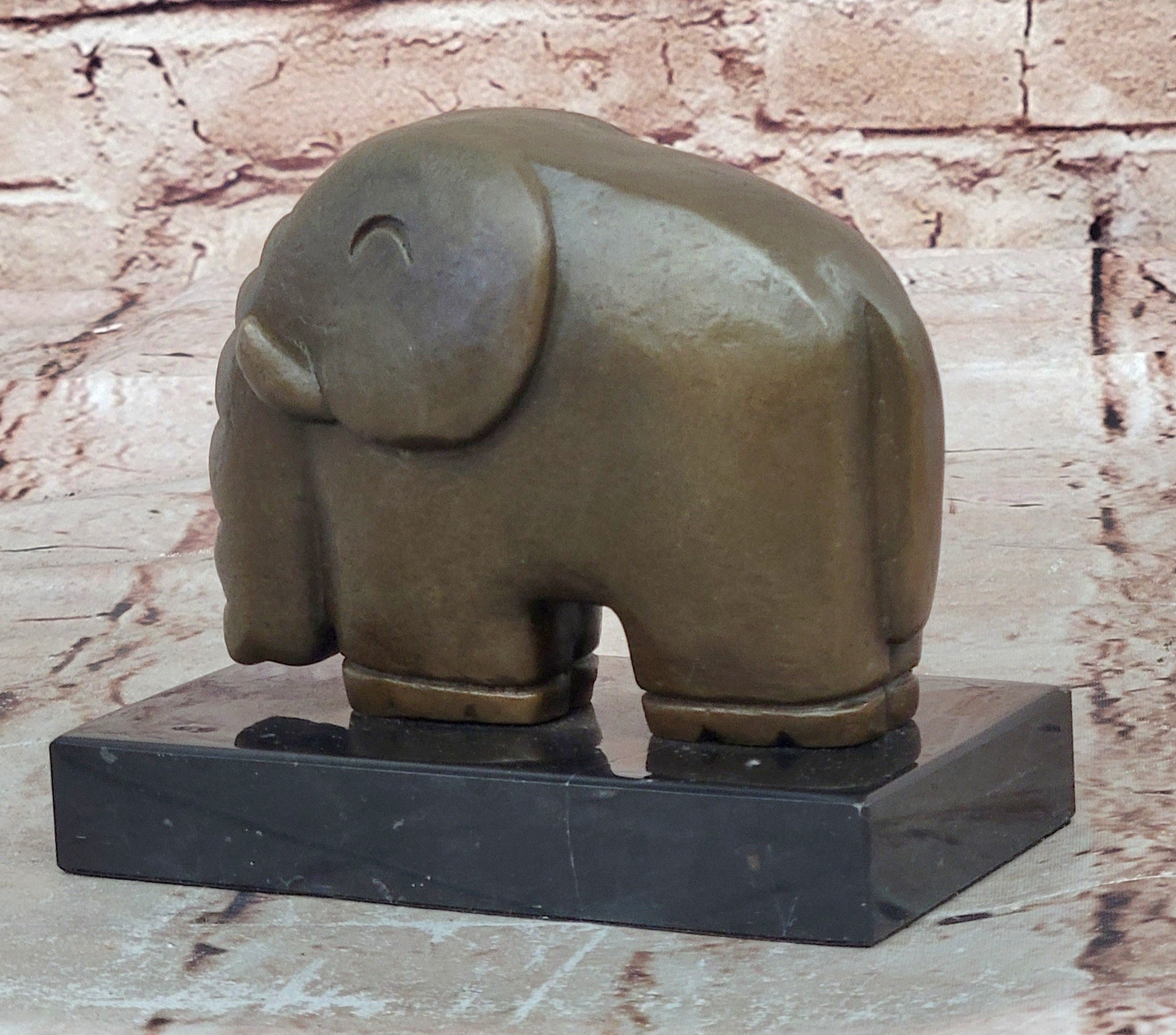 Hot Cast Salvador Dali Abstract Modern Art Elephant Bronze Sculpture Figurine NR