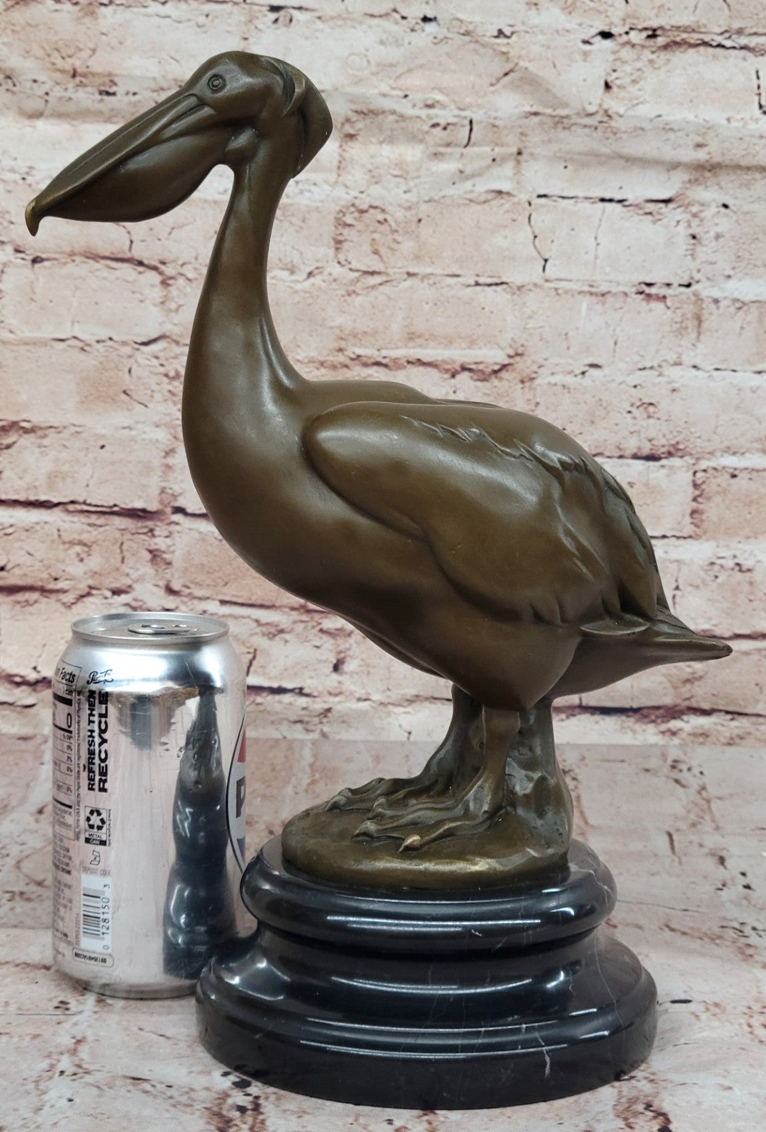 Collector Edition Stork Bird Bronze Sculpture by Milo: Handcrafted Artwork