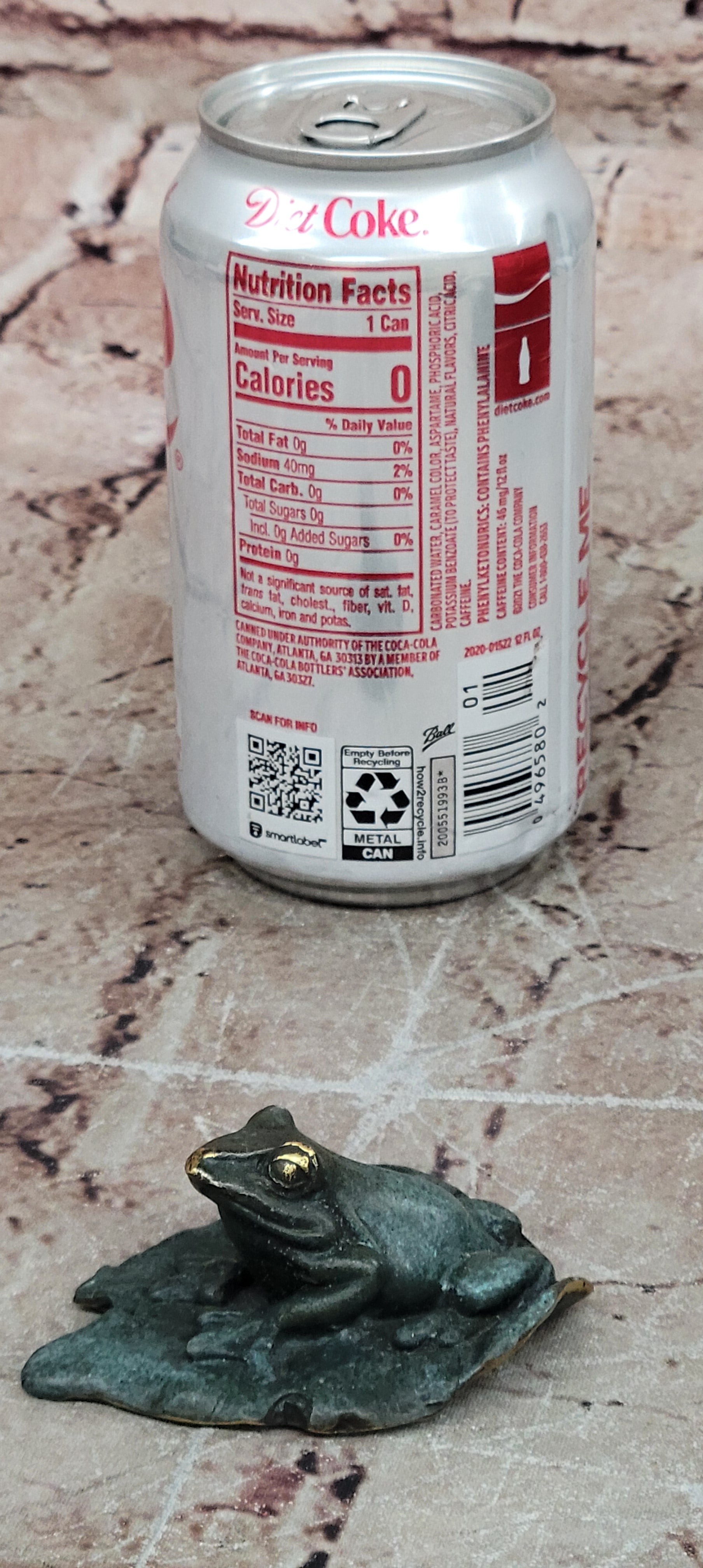 Hand Made Milo Vienna Bronze Frog Sculpture Paper Holder Home Décor