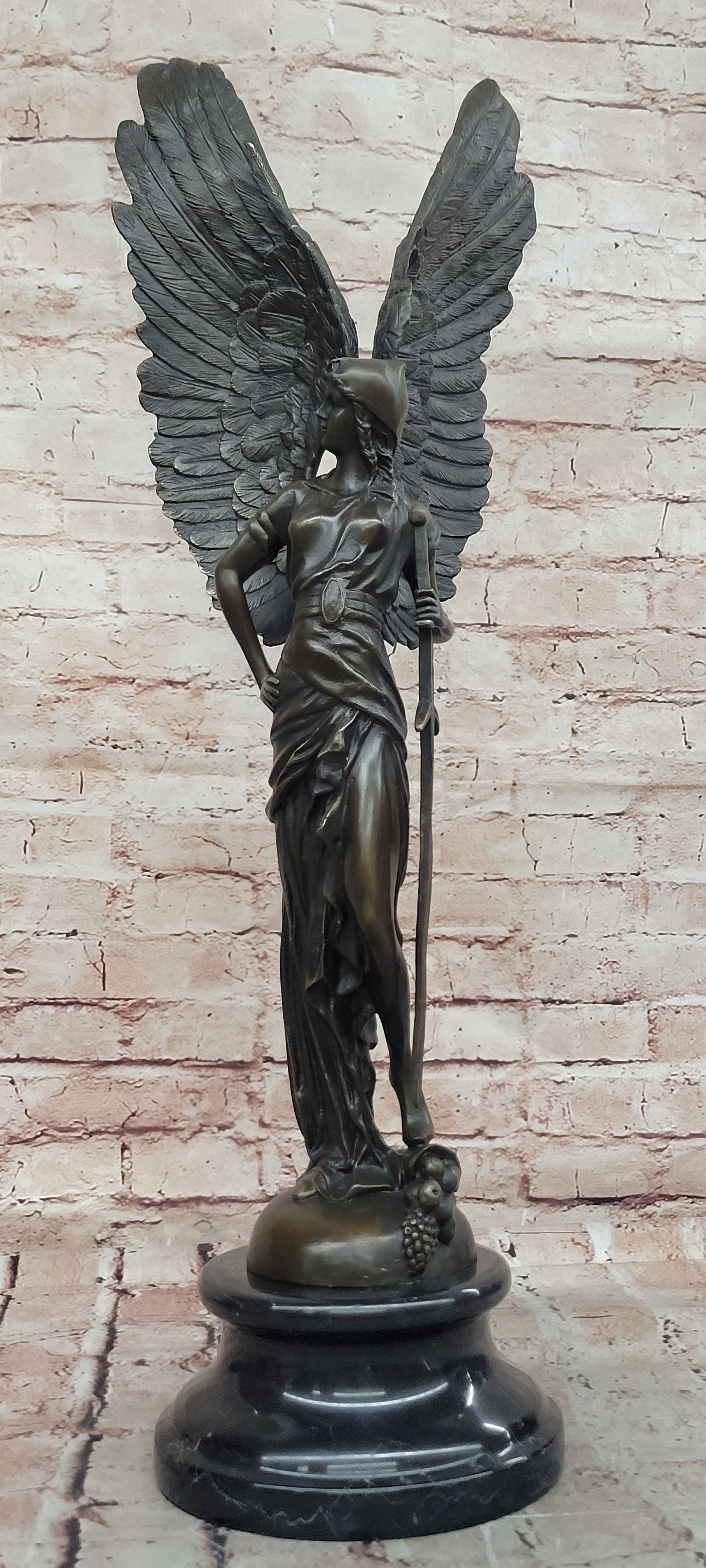 Bronze Sculpture Classic Nike Winged Victory of Samothrace Statue Lost Wax Method