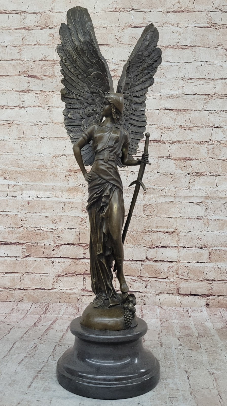 Bronze Sculpture Classic Nike Winged Victory of Samothrace Statue Lost Wax Method