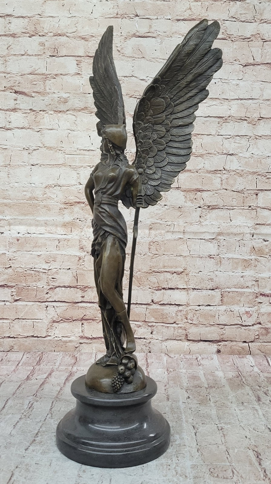 Bronze Sculpture Classic Nike Winged Victory of Samothrace Statue Lost Wax Method