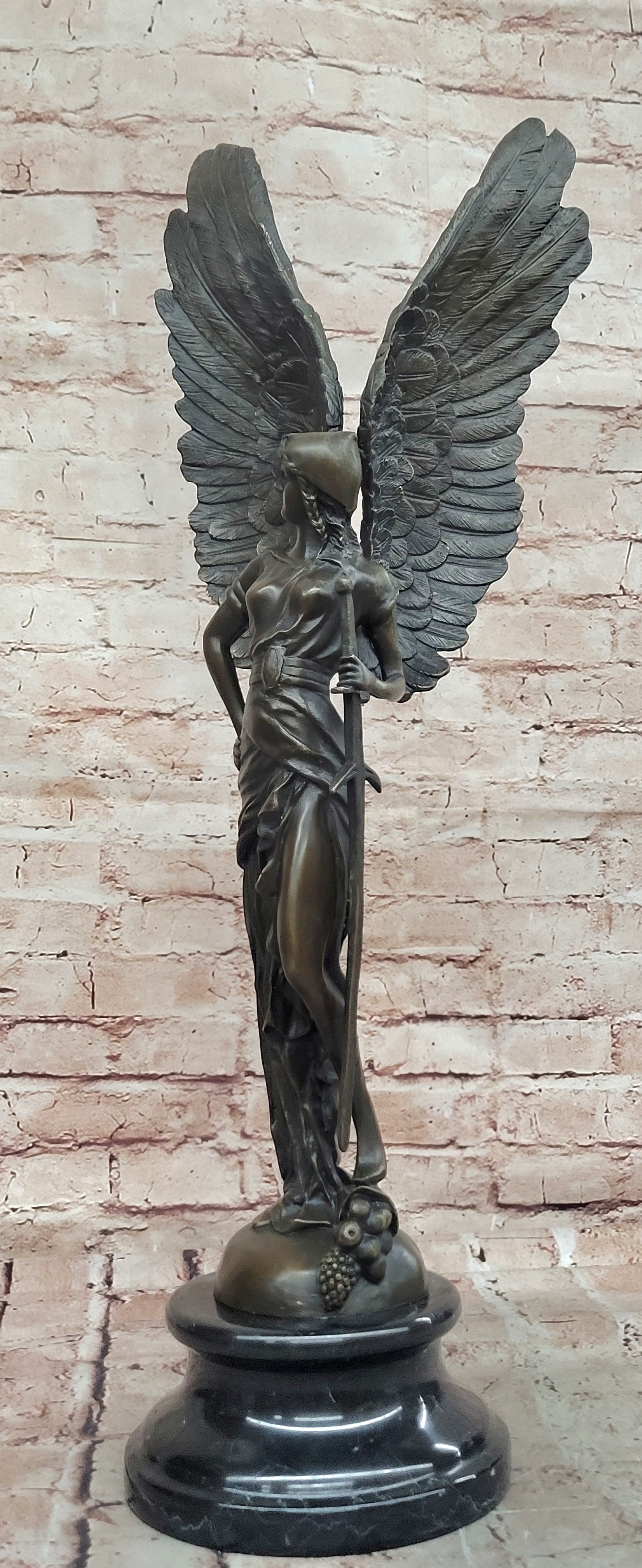 Bronze Sculpture Classic Nike Winged Victory of Samothrace Statue Lost Wax Method