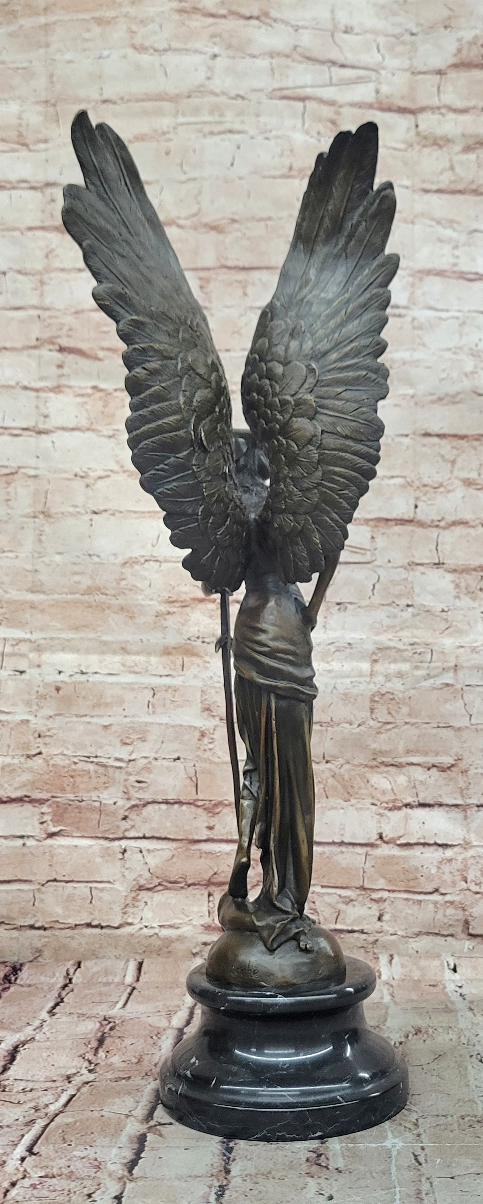 Bronze Sculpture Classic Nike Winged Victory of Samothrace Statue Lost Wax Method