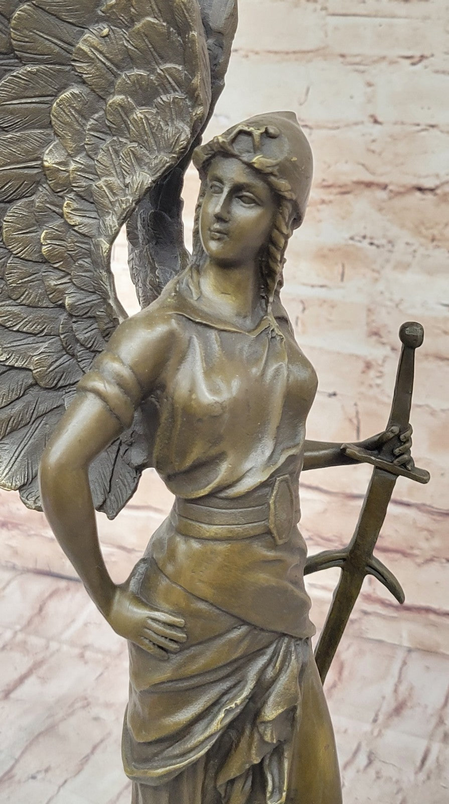 Bronze Sculpture Classic Nike Winged Victory of Samothrace Statue Lost Wax Method