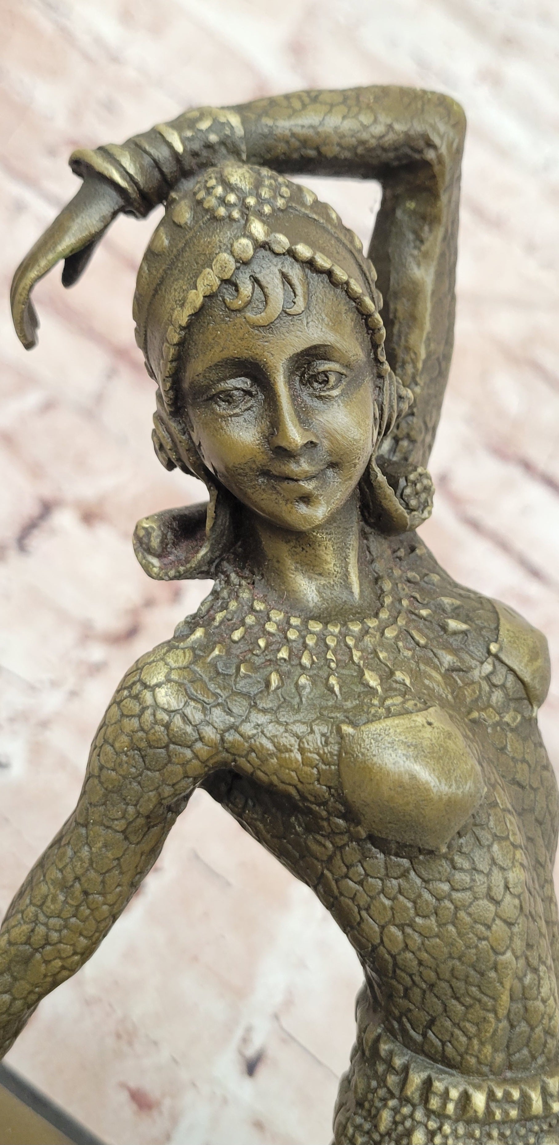 Handcrafted bronze sculpture SALE Dancer Girl Show Deco Art Hot Cast Figurine