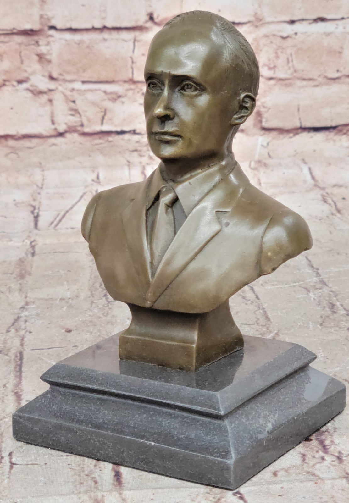 Signed Original Mavchi Hot Cast Putin Russian President Bronze Sculpture Gift