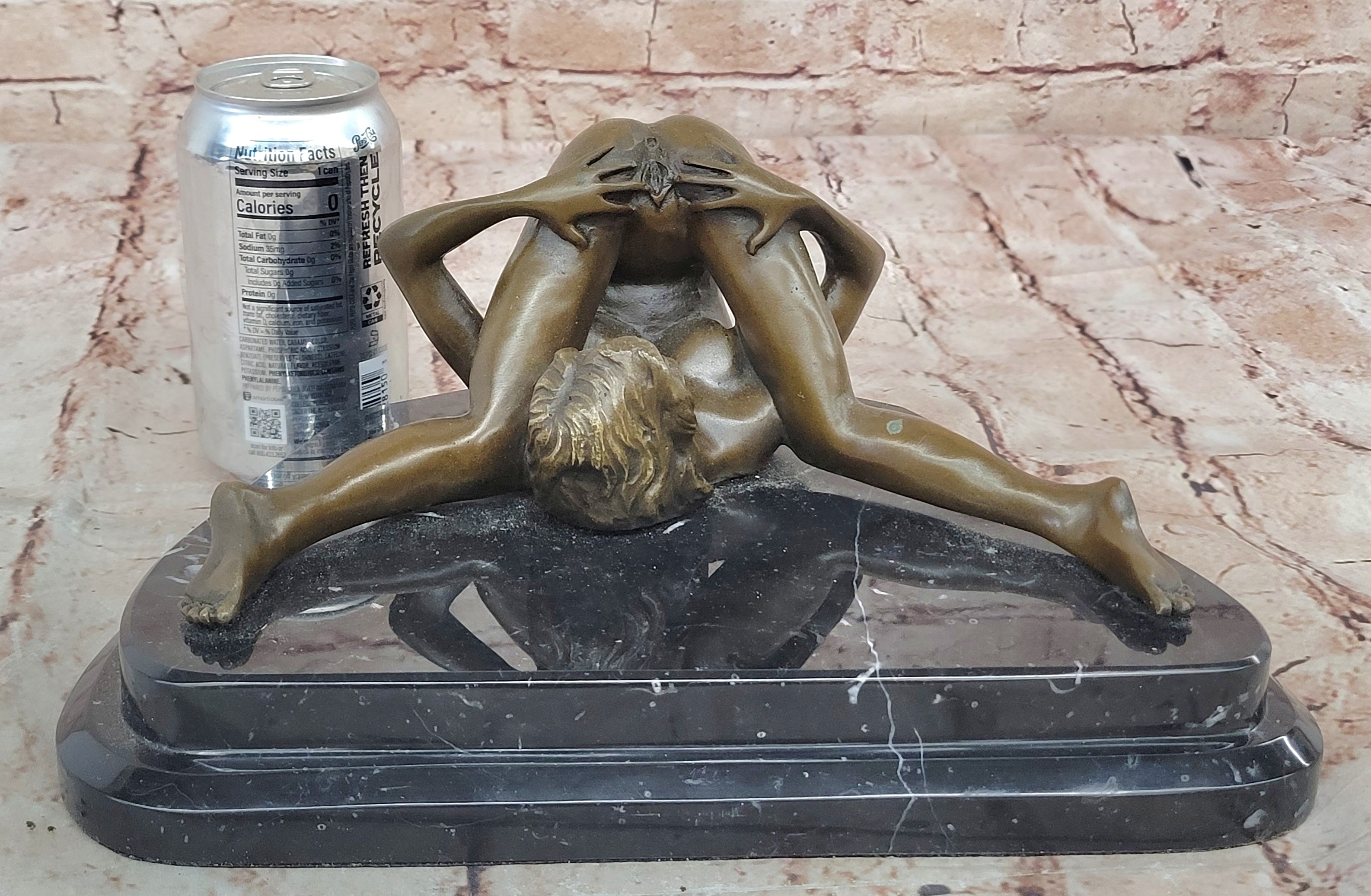 Nino Oliviono Original Bronze Nude Sculpture Ecstasy Signed Statue Artwork Large