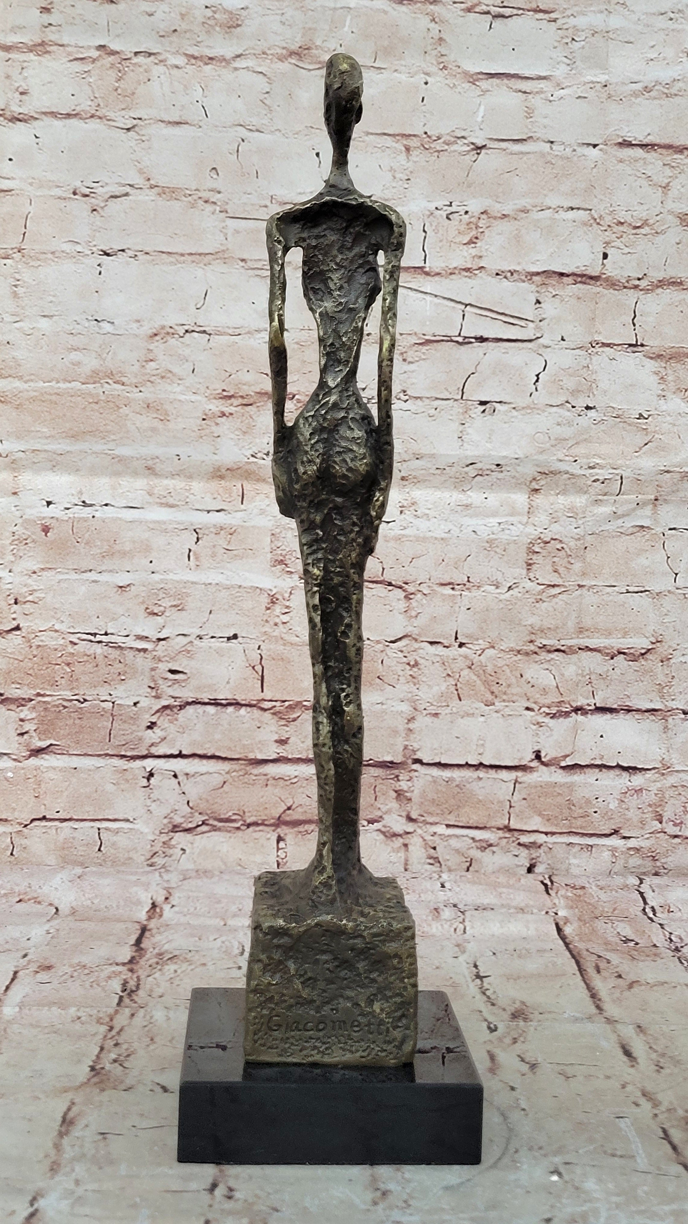 Handcrafted Large Venice Lady Genuine Real 100% Bronze Sculpture Hot Cast Sale