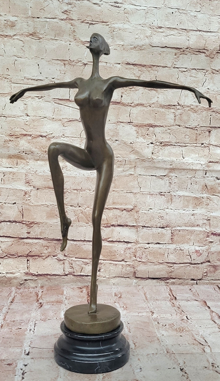Original Bronze Sculpture of Abstract Woman by Vitaleh – Collectible Art Figurine