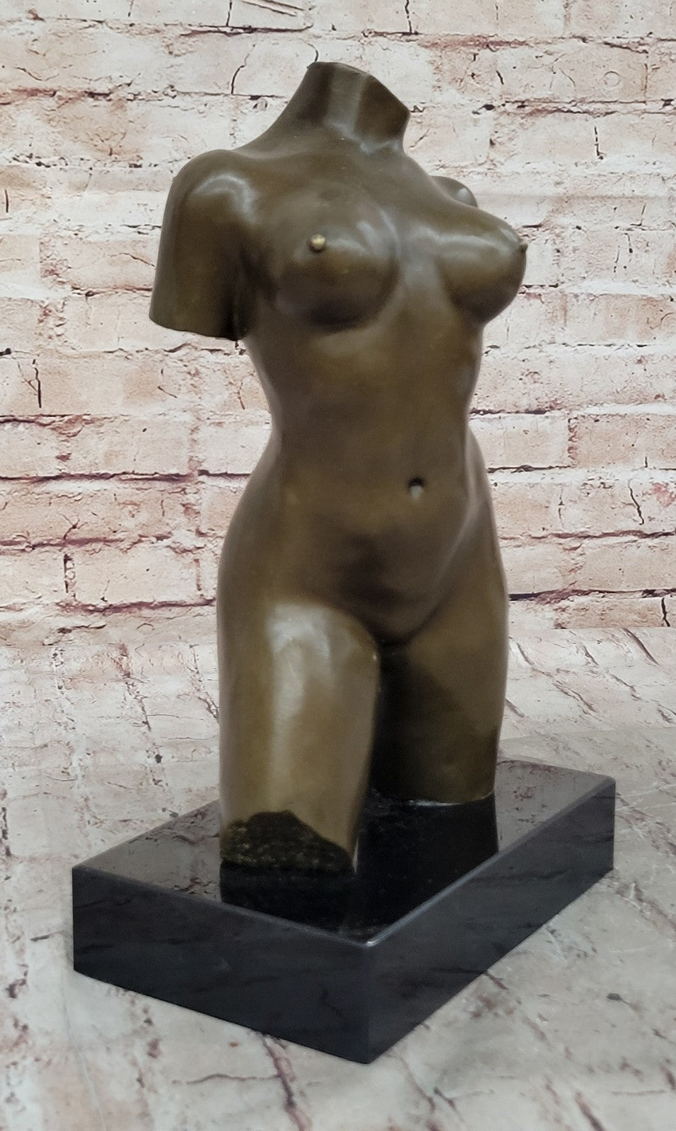 MODERN ART BRONZE SCULPTURE NUDE WOMAN TORSO FROM ARISTIDE MAILLOL FIGURE STATUE