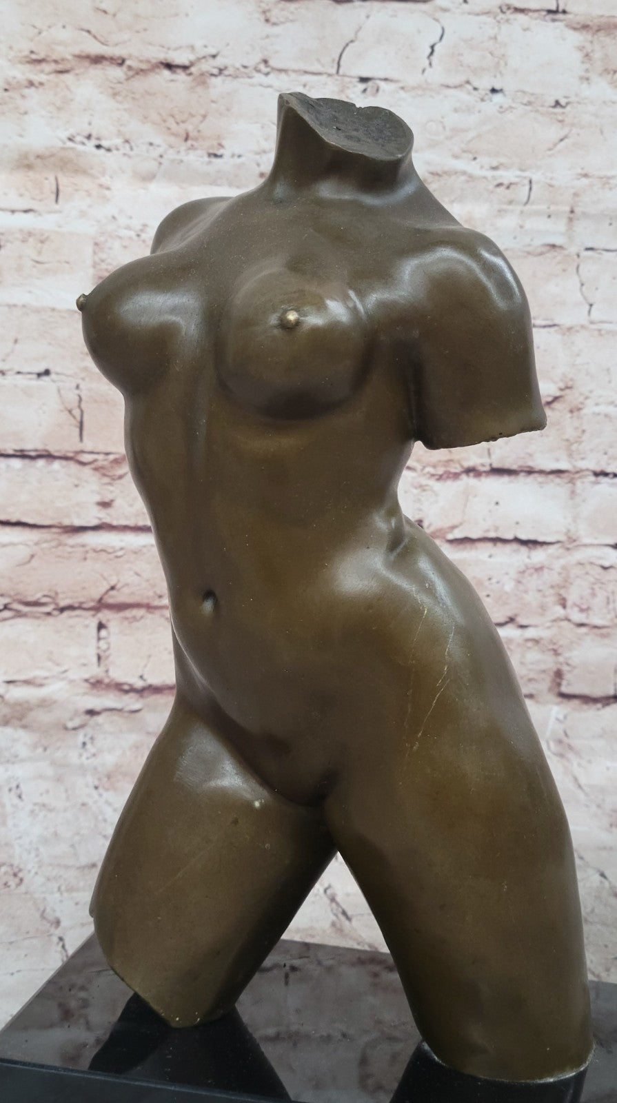 MODERN ART BRONZE SCULPTURE NUDE WOMAN TORSO FROM ARISTIDE MAILLOL FIGURE STATUE