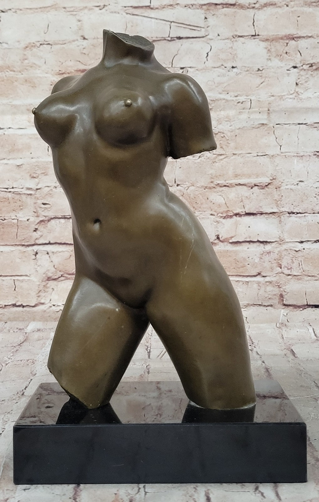 MODERN ART BRONZE SCULPTURE NUDE WOMAN TORSO FROM ARISTIDE MAILLOL FIGURE STATUE