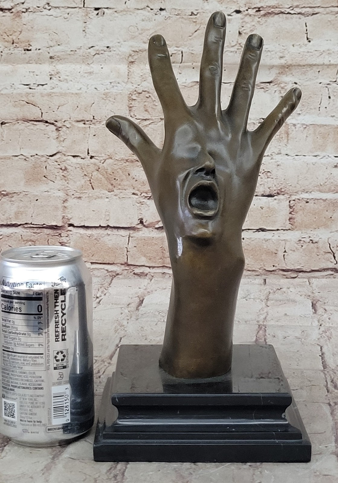 Bronze Sculpture Hand Made Detailed Face Hot Cast Figurine Figure Decor Sale