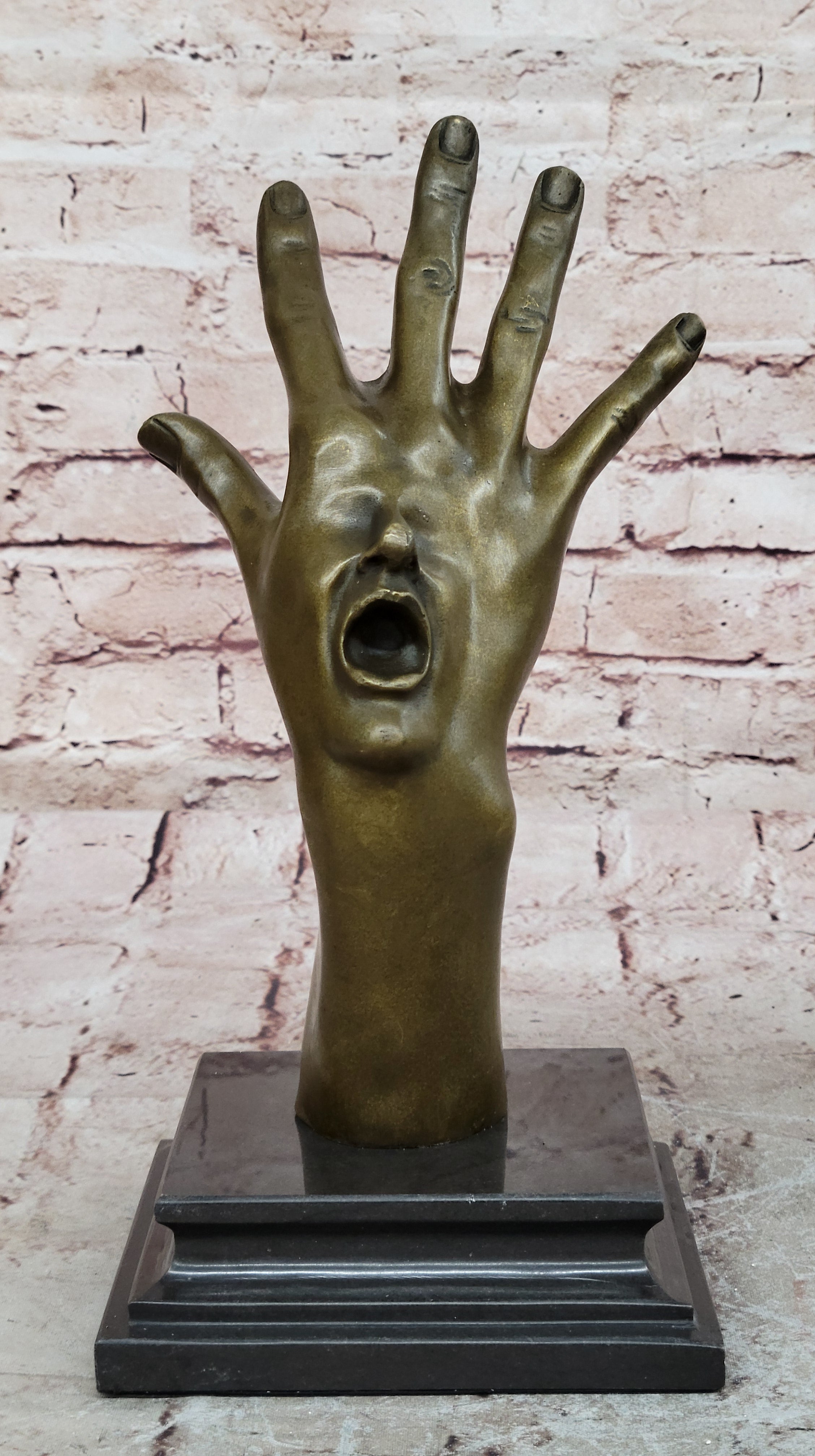 Bronze Sculpture Hand Made Detailed Face Hot Cast Figurine Figure Decor Sale