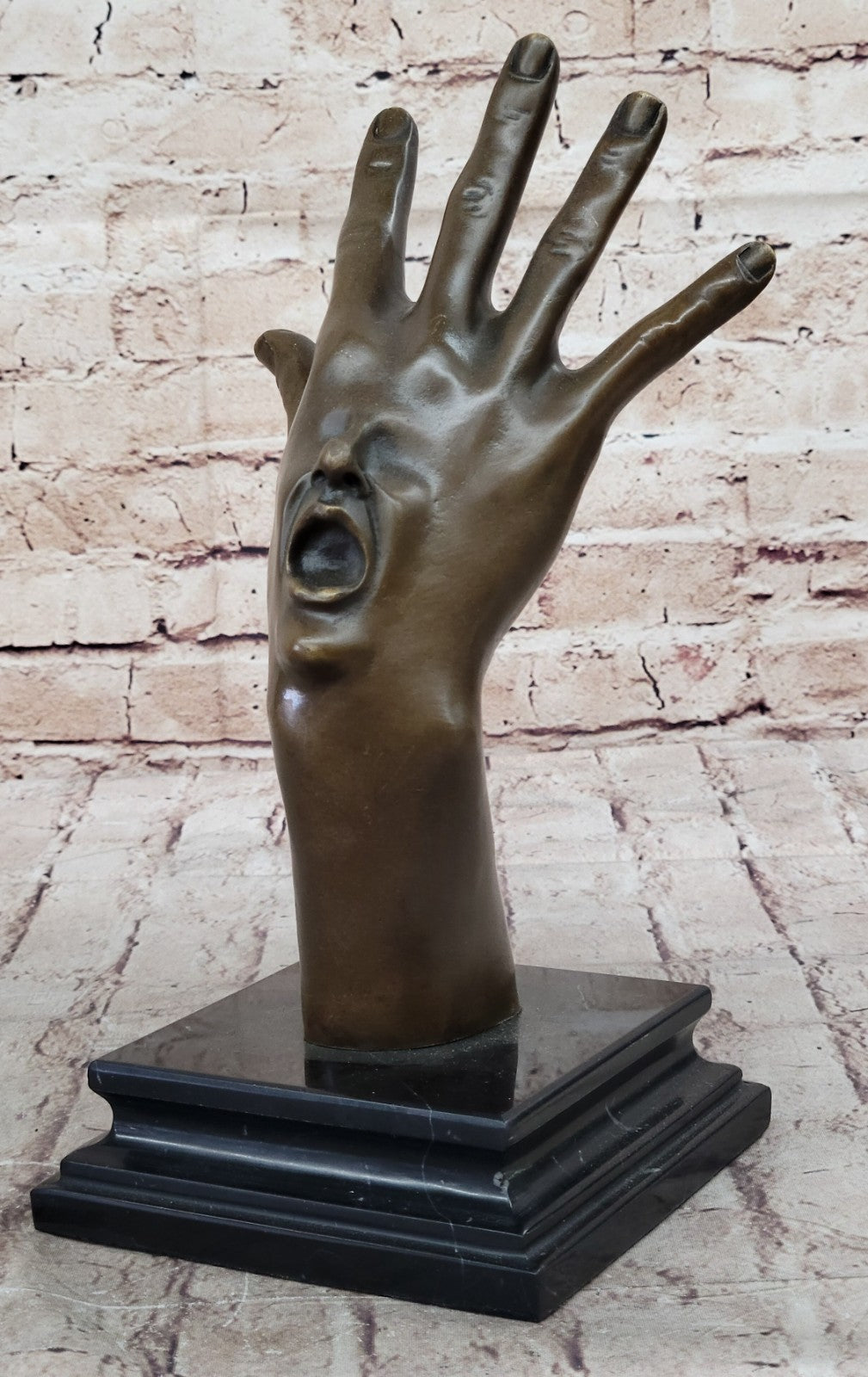 Bronze Sculpture Hand Made Detailed Face Hot Cast Figurine Figure Decor Sale