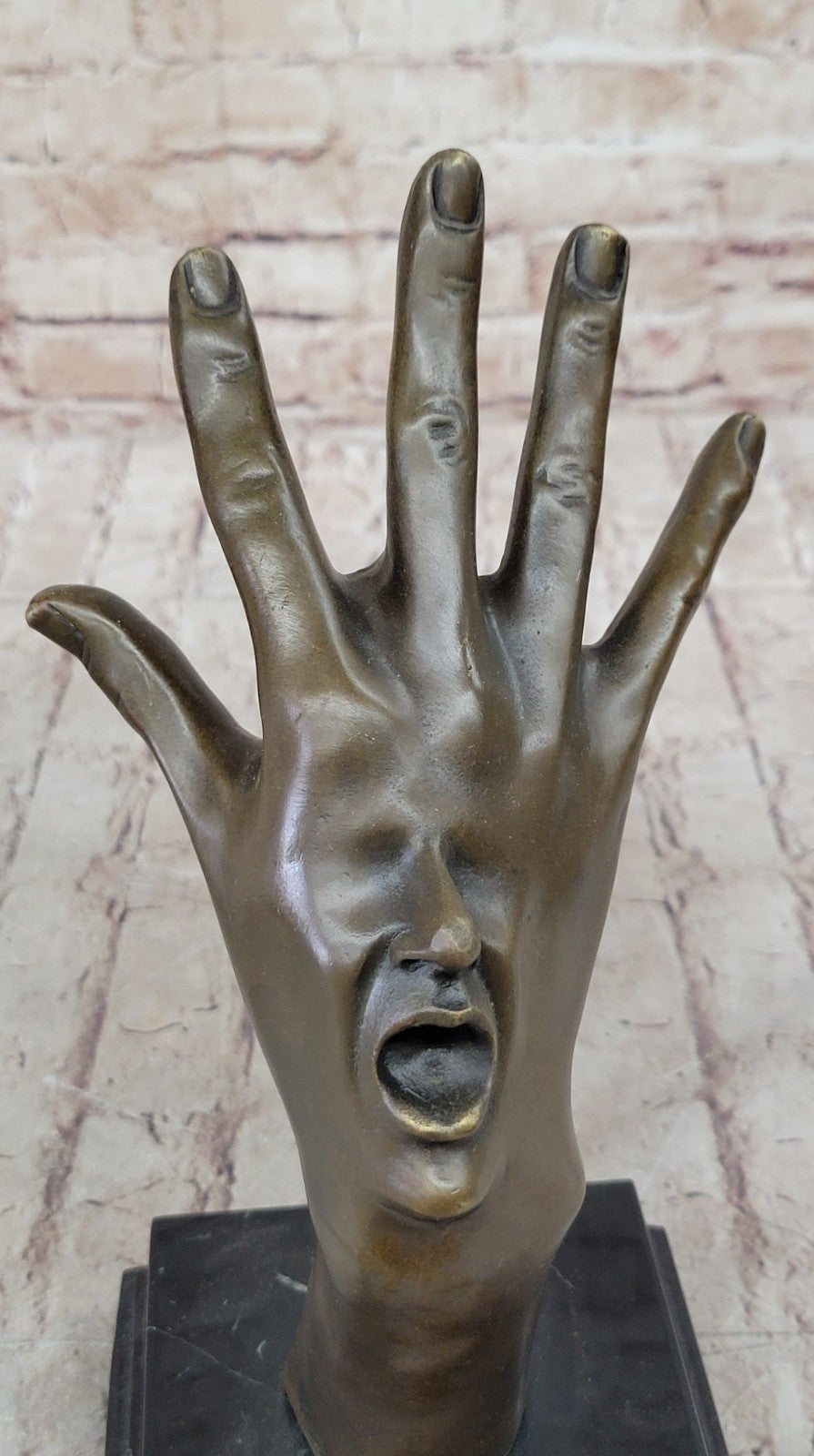 Bronze Sculpture Hand Made Detailed Face Hot Cast Figurine Figure Decor Sale