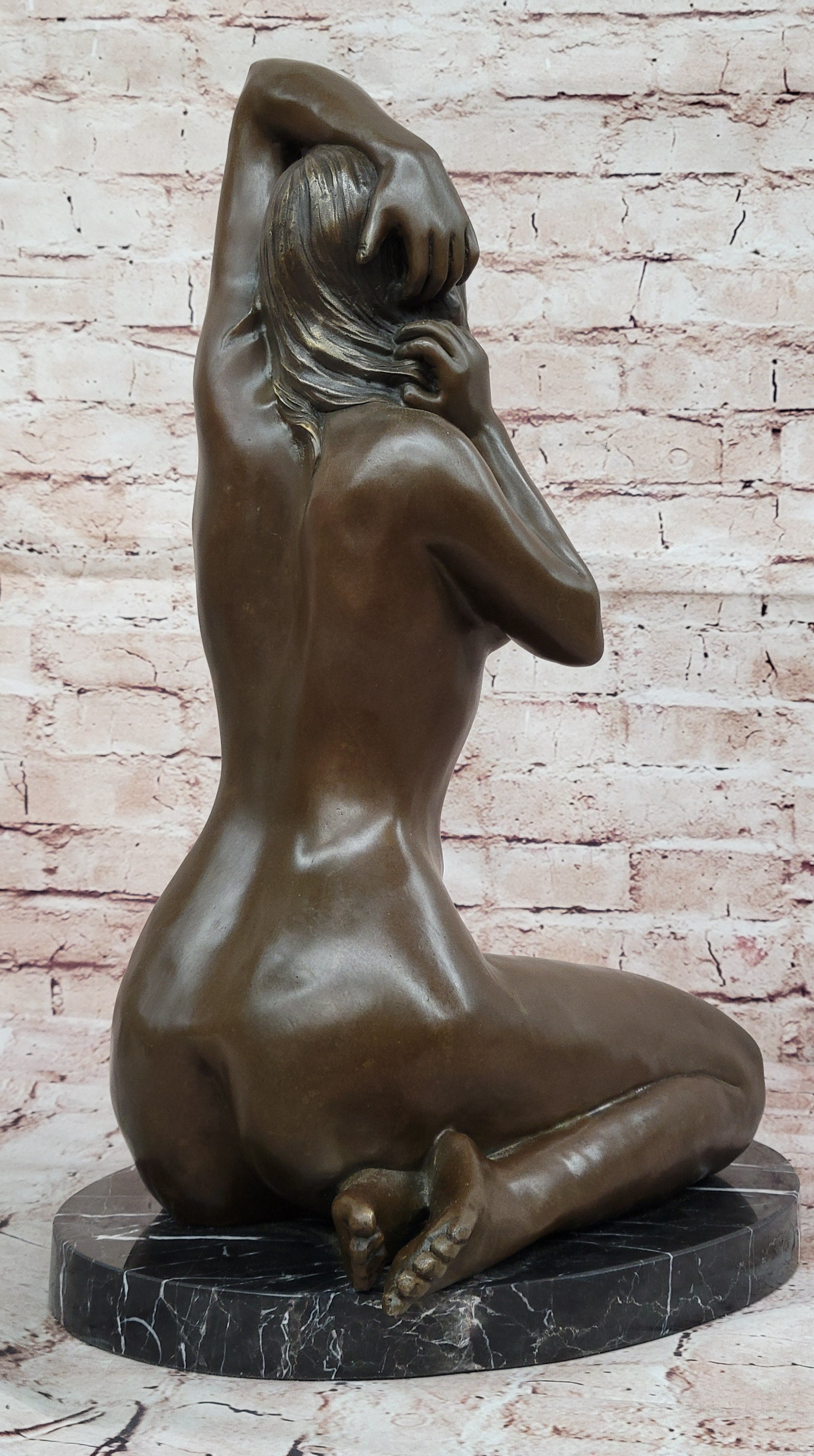 Hot Cast Museum Quality Huge Nude Woman Sculpture Lost Wax Method Figurine