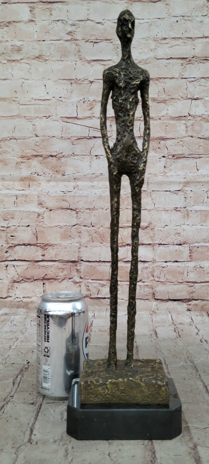 Buy European Bronze "Skinny Man" Sculpture – Handmade Lost Wax Nude Male Statue for Sale