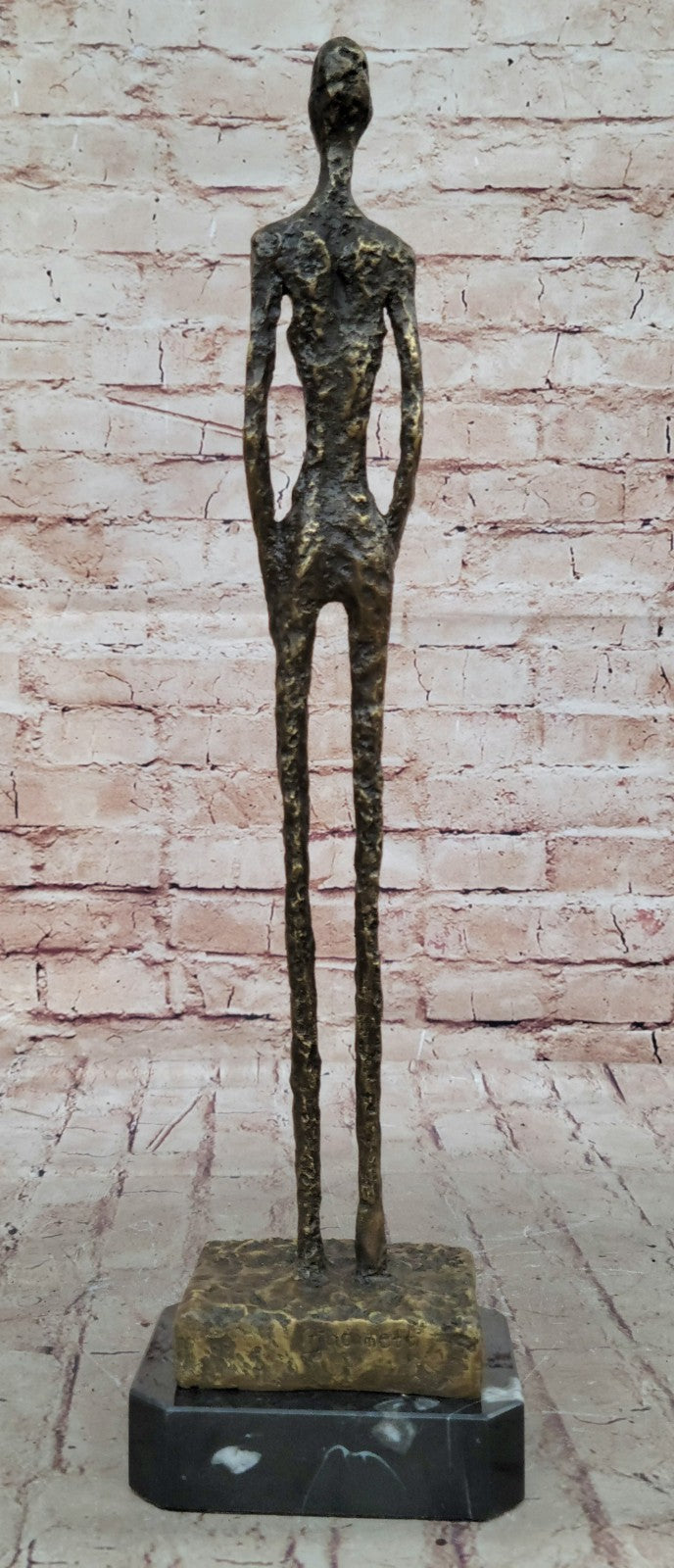 Buy European Bronze "Skinny Man" Sculpture – Handmade Lost Wax Nude Male Statue for Sale