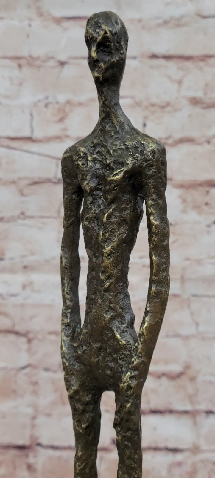 Buy European Bronze "Skinny Man" Sculpture – Handmade Lost Wax Nude Male Statue for Sale