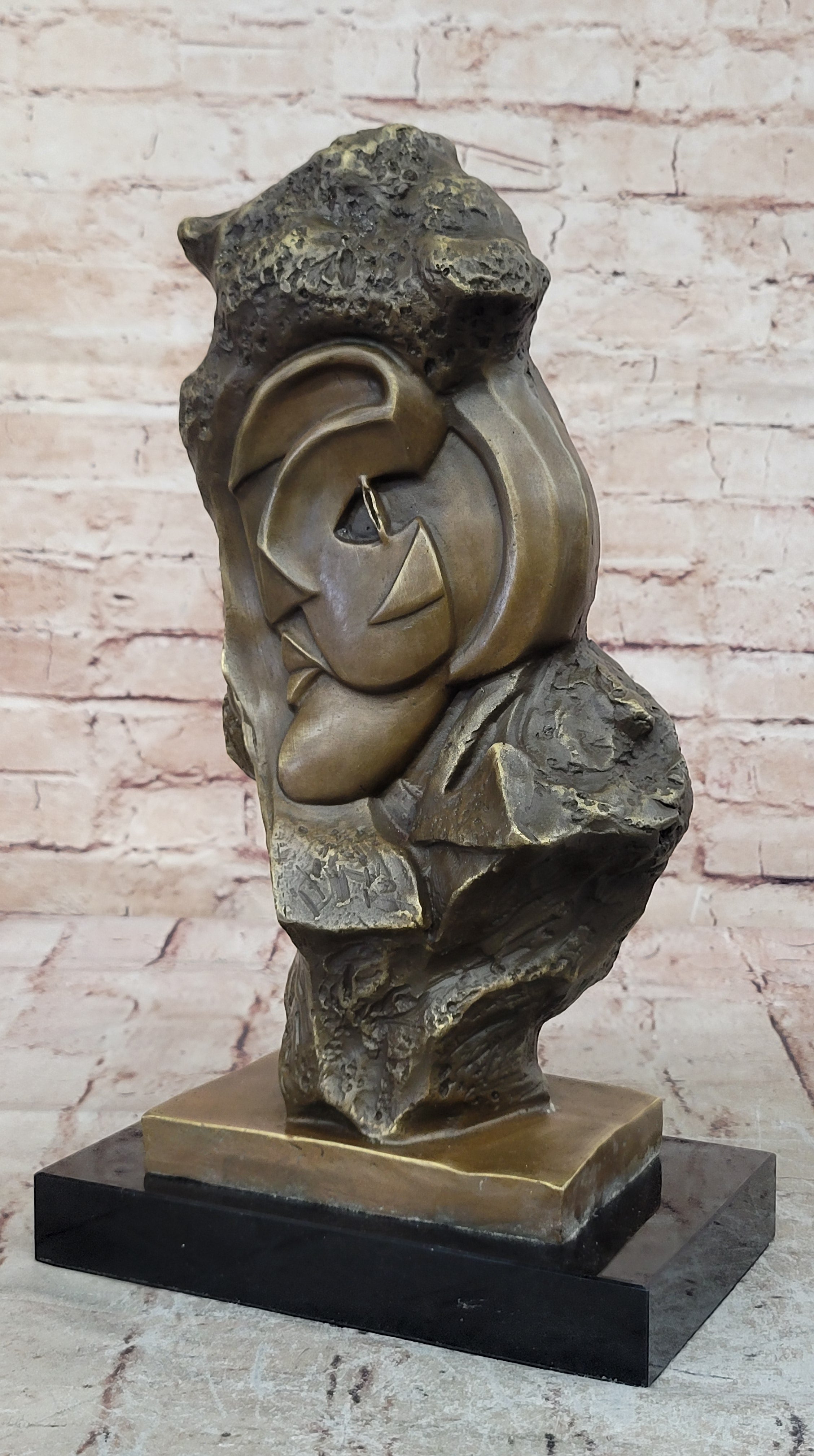 Handcrafted bronze sculpture SALE Art Modern Abstract Signed Salvador Dali