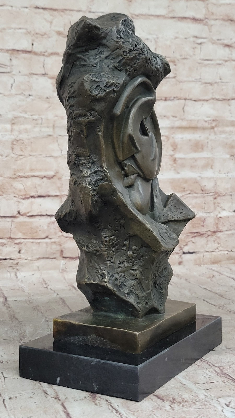 Handcrafted bronze sculpture SALE Art Modern Abstract Signed Salvador Dali