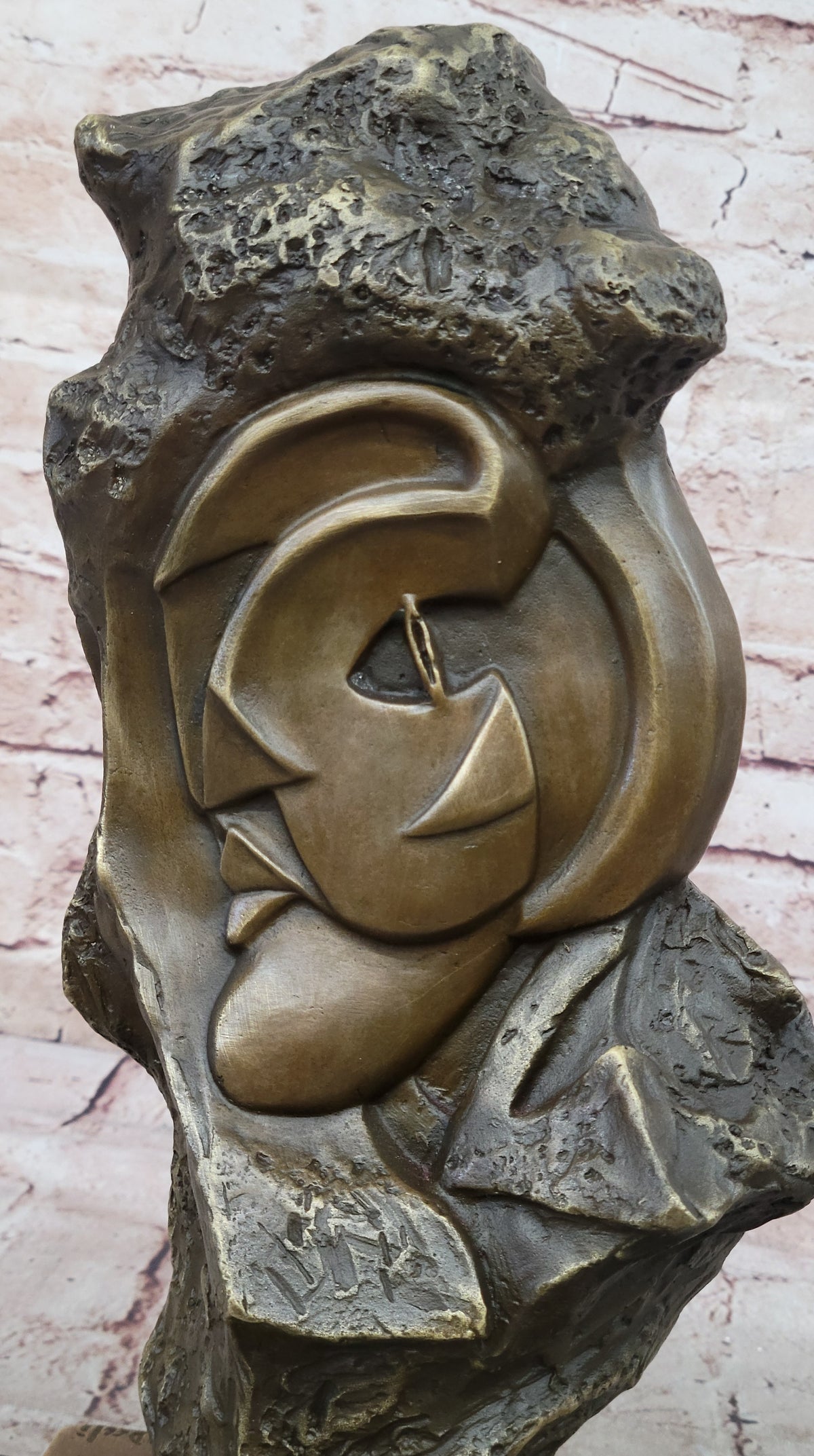 Handcrafted bronze sculpture SALE Art Modern Abstract Signed Salvador Dali