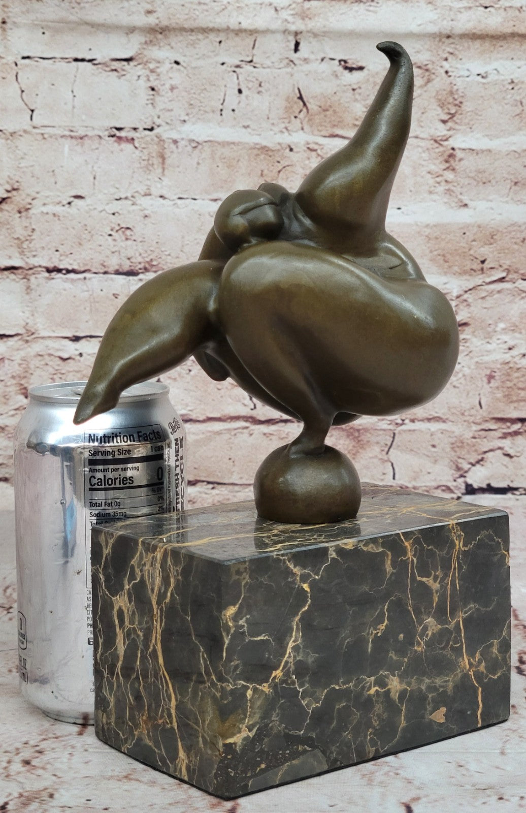 Buy Abstract Solid Bronze Dancer Sculpture – French Milo Mid-Century Modernist – On Sale