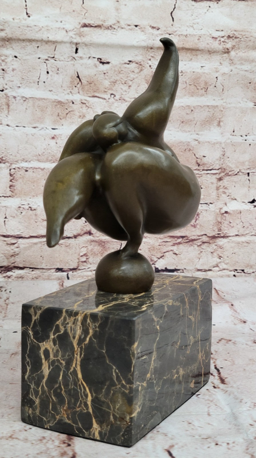 ABSTRACT SOLID BRONZE*DANCER*SCULPTURE FRENCH MILO MID CENTURY MODERNIST SALE