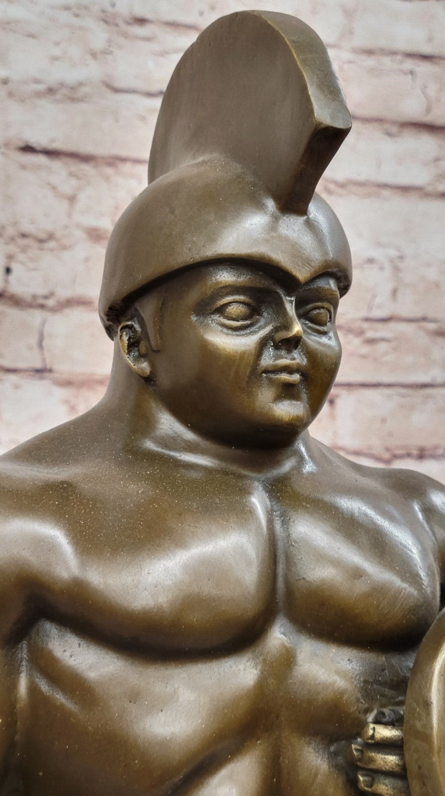 Collector Edition Abstract Modern Gift Roman/Greek Soldier Bronze Sculpture