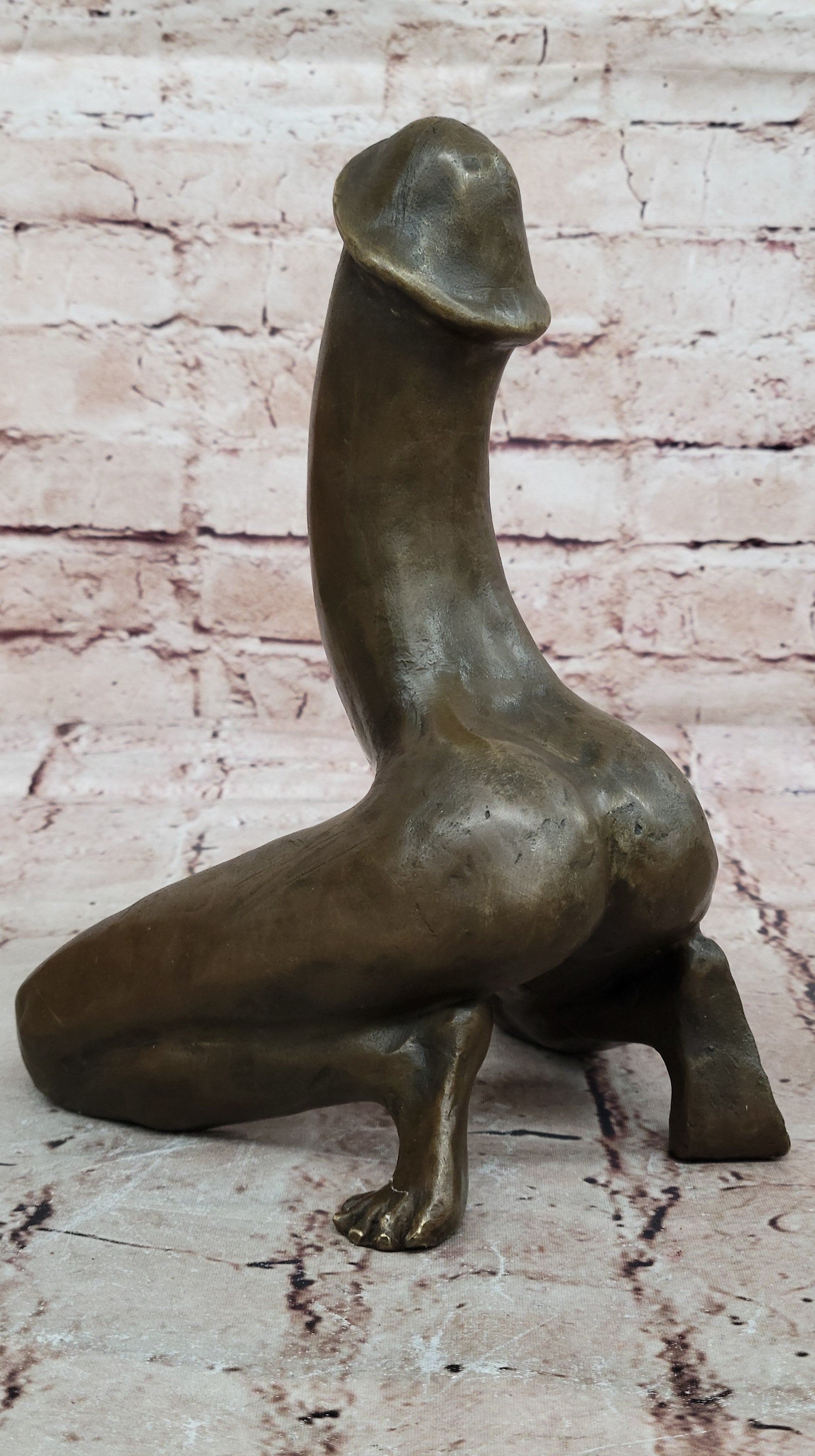 Genuine Solid Bronze Erotic Nude – Signed Mavchi Home Office Decoration