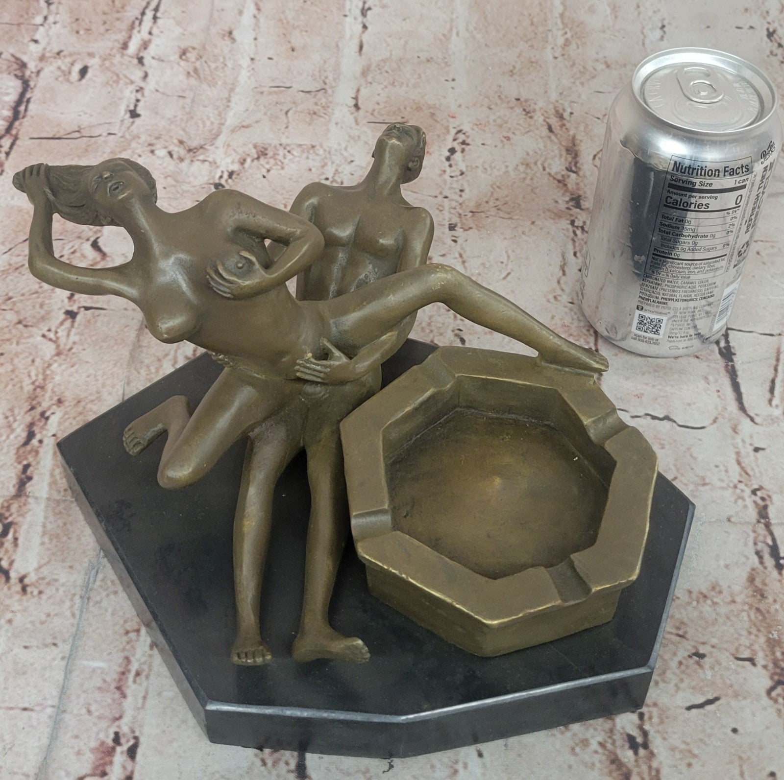 Male Female Nude Figurine Bronze Sculpture Exotic Hand Crafted Statue Sale