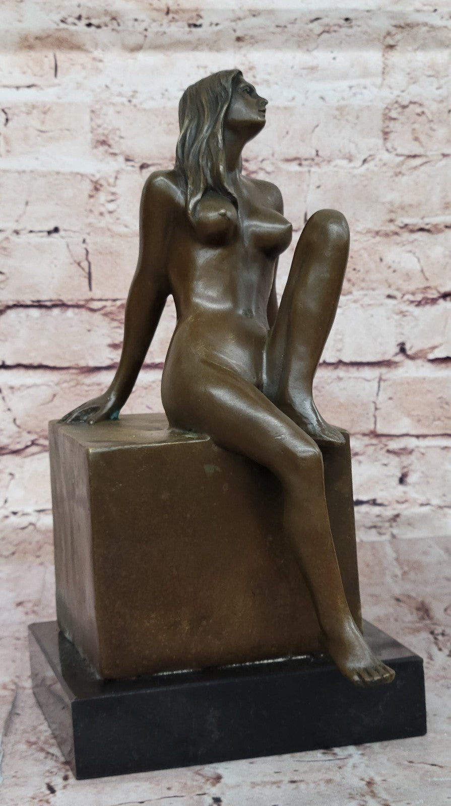 Handcrafted bronze sculpture SALE Decor Home Milo By By Female Exotic Nude