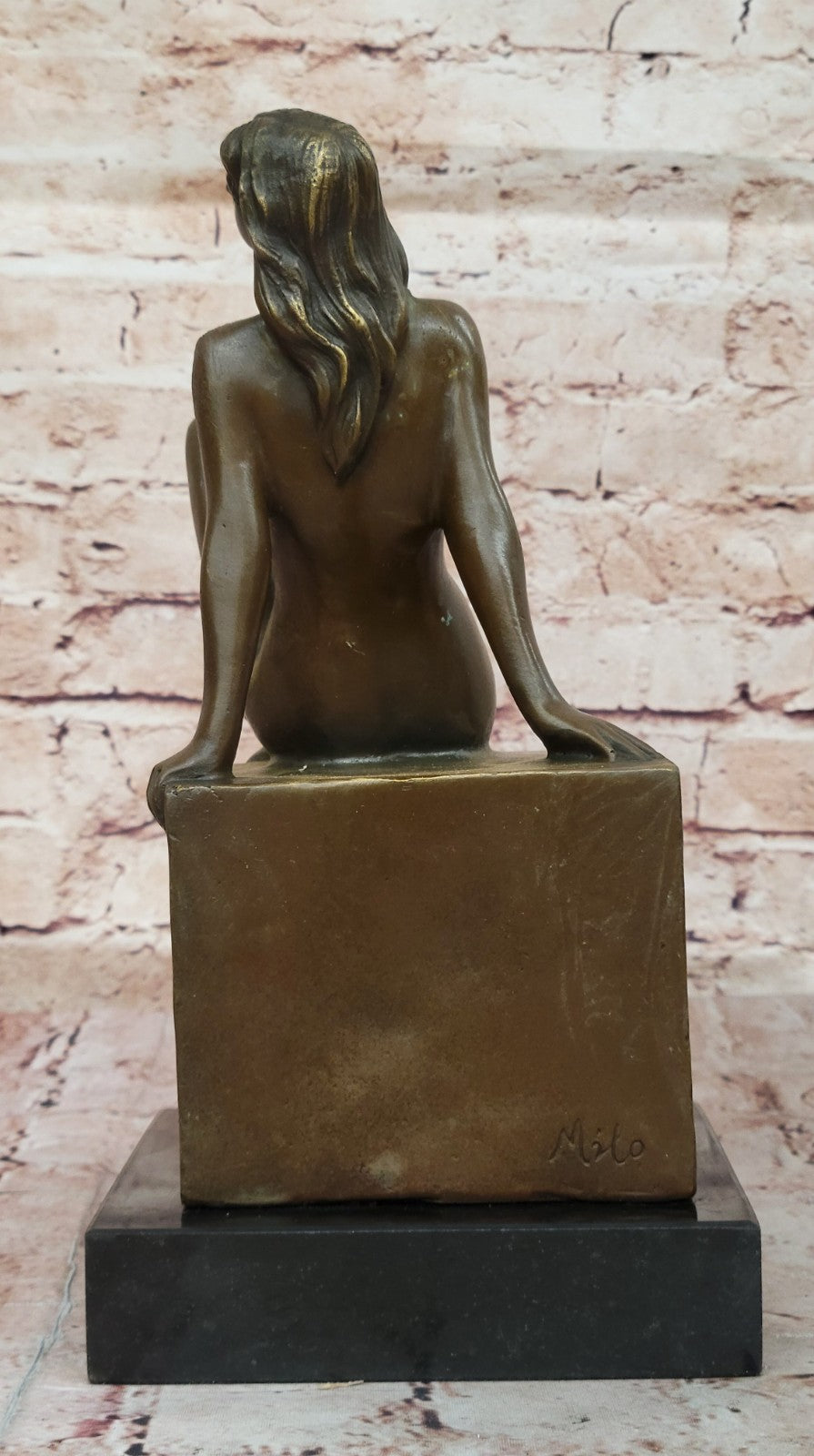 Handcrafted bronze sculpture SALE Decor Home Milo By By Female Exotic Nude