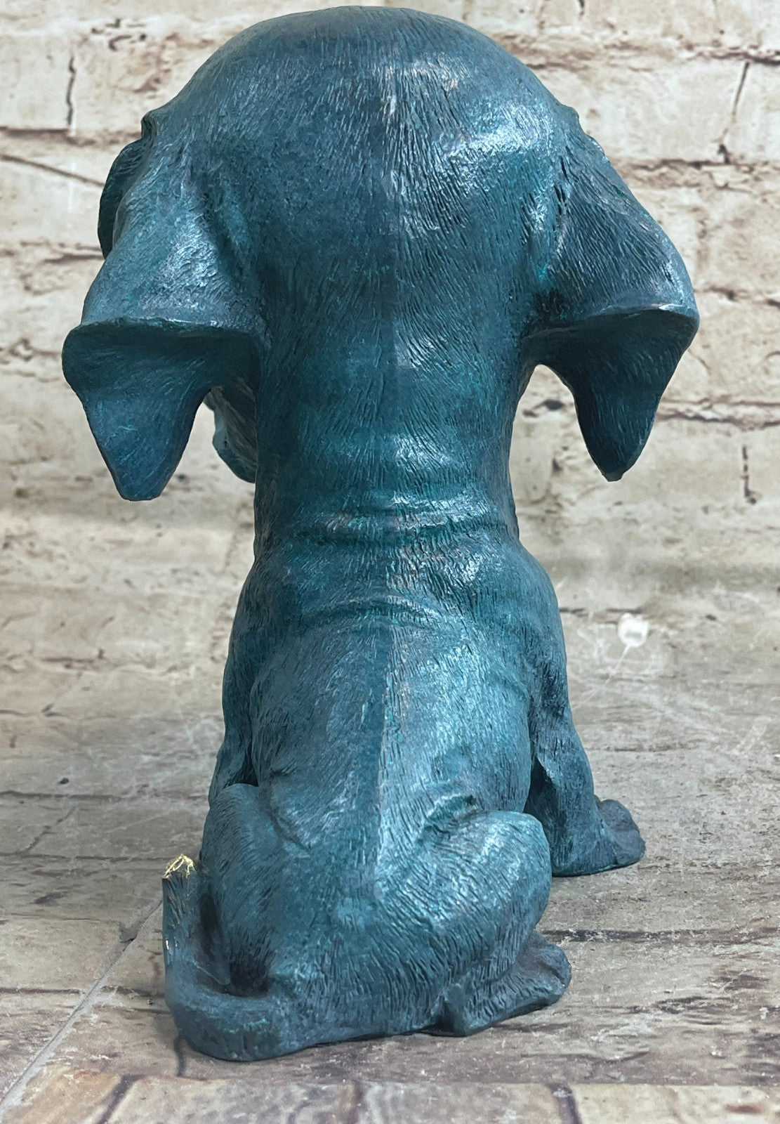 Labrador Dog Bust Bookend Bronze Home Art Statue Sculpture Breeder Kennel Gift