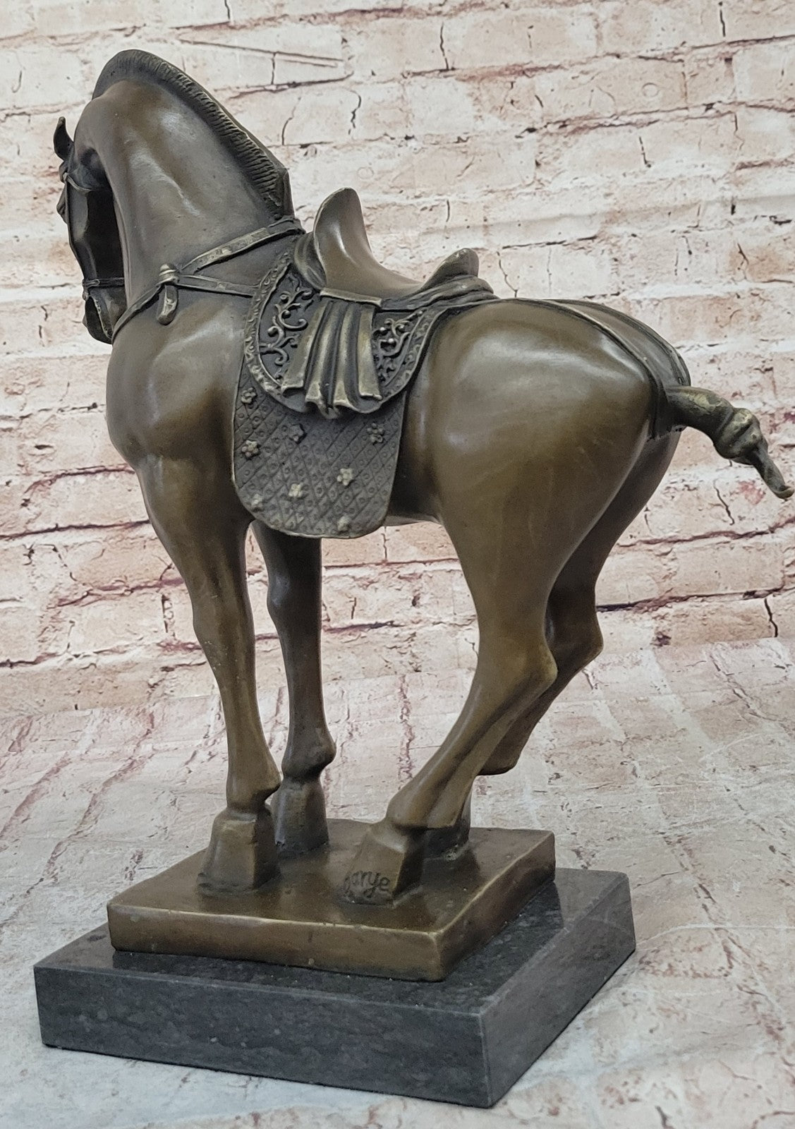 Bronze Sculpture Chinese Tang Horse Limited Signed and Numbered Statue DECO SALE