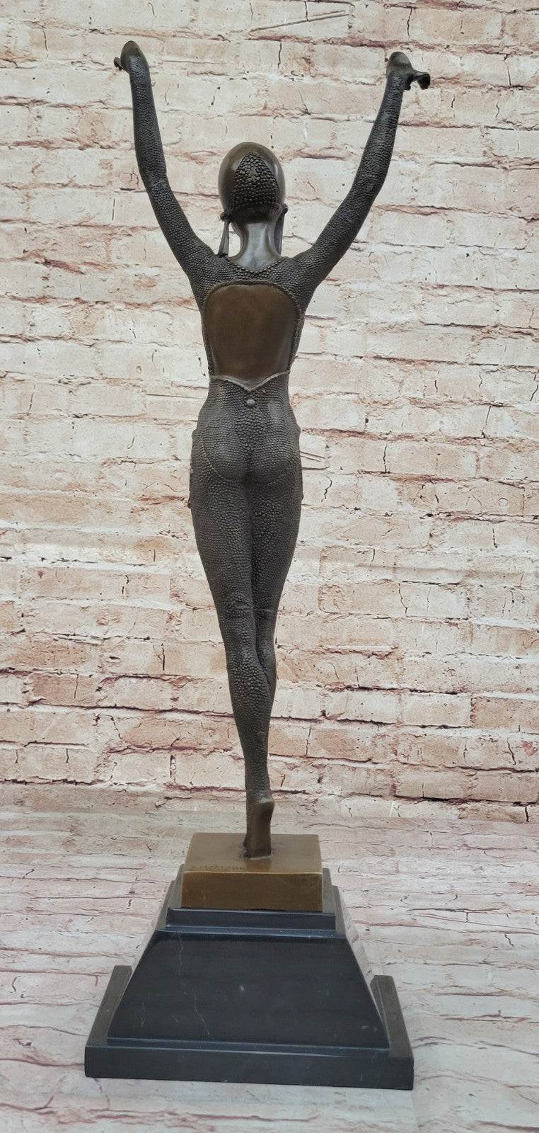 Brown Patina Starfish Dancer by Demetre Chiparus Hot Cast Classic Artwork Figure