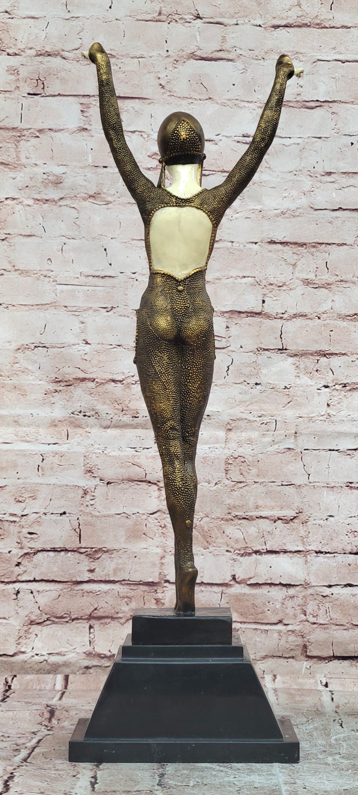 Bronze Art Deco Dancer Figurine Chiparus Starfish Sculpture Home Decor