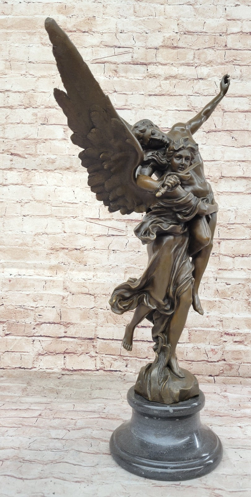 SIGNED GLORIA VICTIS BY MERCIE BRONZE SCULPTURE HOT CAST CLASSIC ARTWORK BRONZE