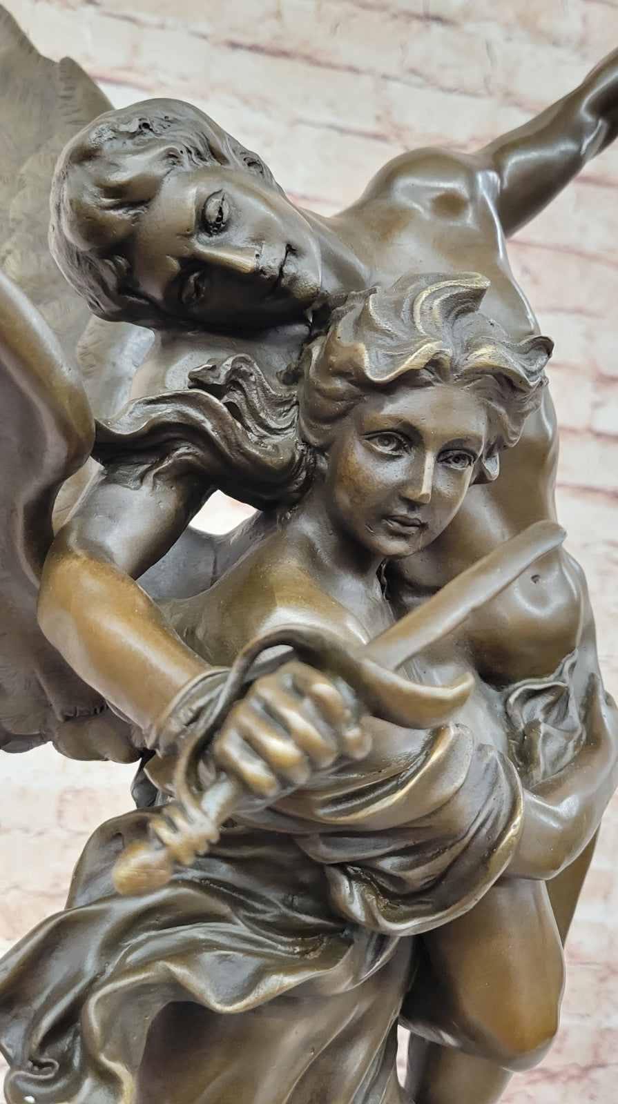 SIGNED GLORIA VICTIS BY MERCIE BRONZE SCULPTURE HOT CAST CLASSIC ARTWORK BRONZE