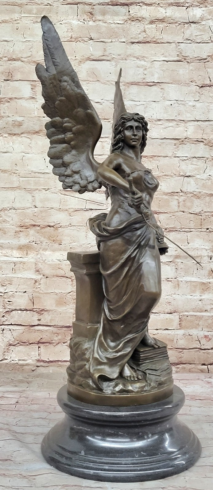 Buy Collector’s Edition: Mario Nick’s Nike Goddess Bronze Sculpture – Handcrafted Artwork of Victory