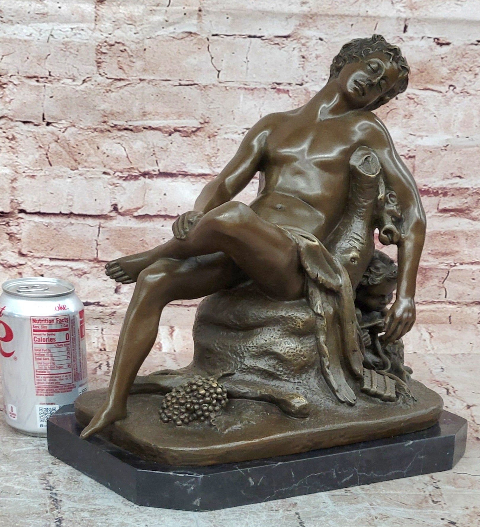 Mario Nick Bronze Saturn Statue Roman God Mythological Sculpture Art Piece Decor