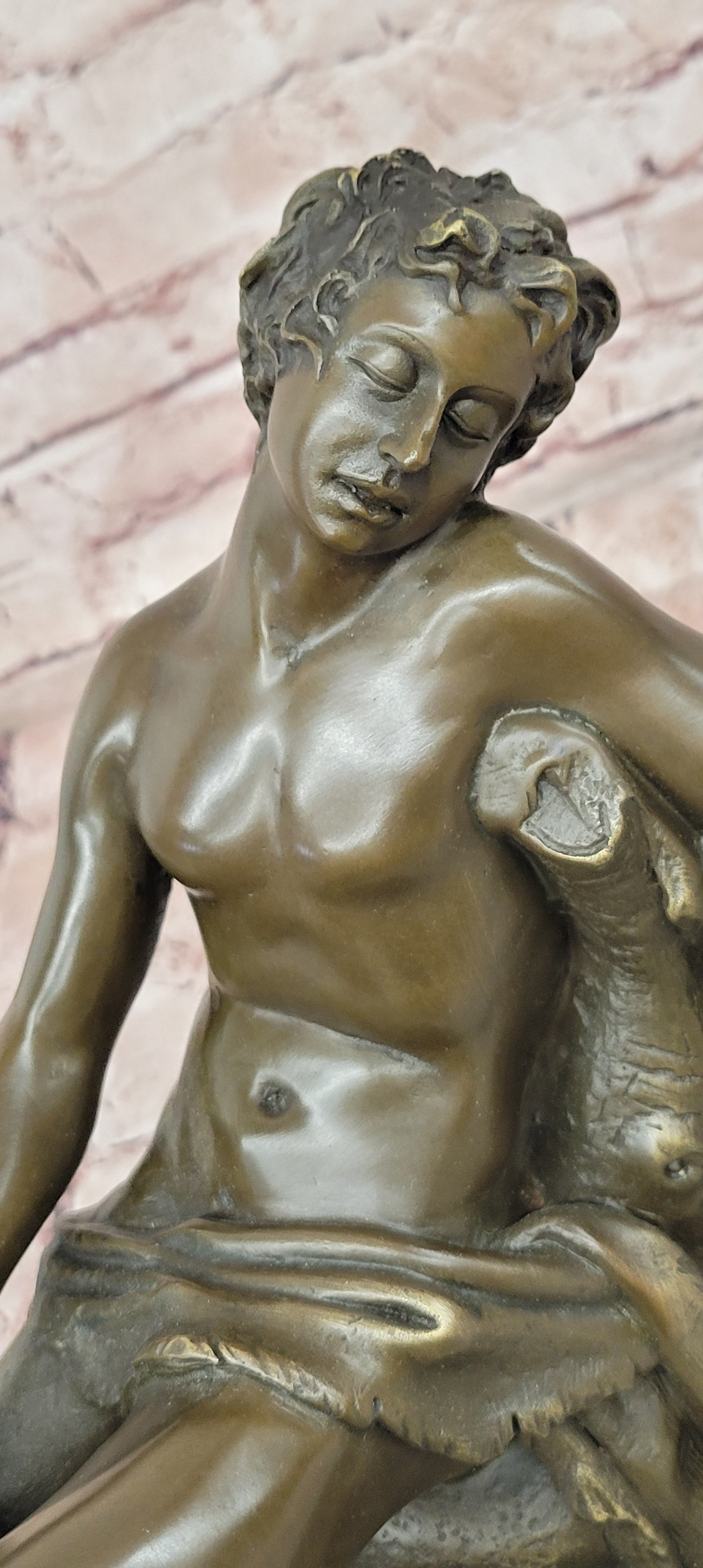 Mario Nick Bronze Saturn Statue Roman God Mythological Sculpture Art Piece Decor