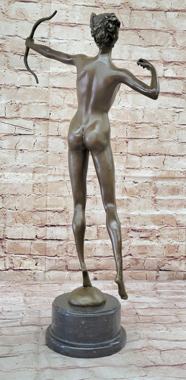 Jean Patoue`s Diana Nemorensis Bronze Sculpture Classic Nude Artwork